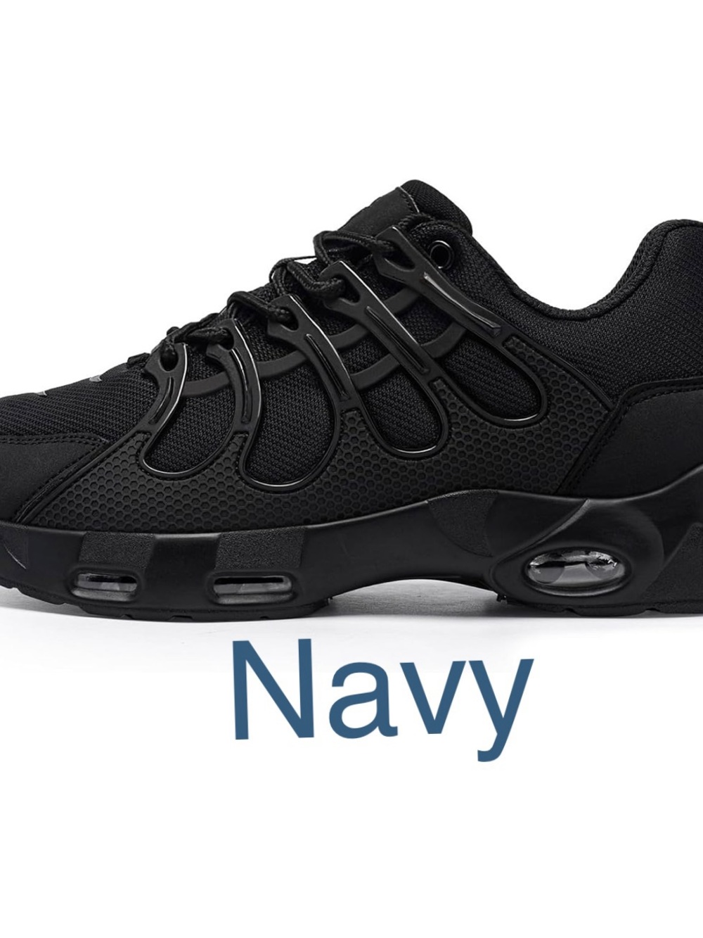 Larnmern Steel Toe Safety Shoes Lightweight Work Air Cushion Men 7.5 Womens 9